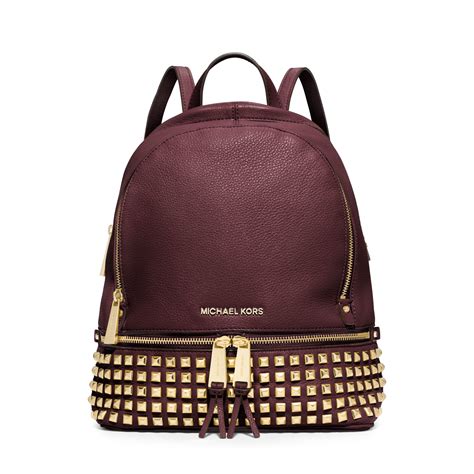 michael kors rhea studded backpack dupe|Michael Kors Backpacks .